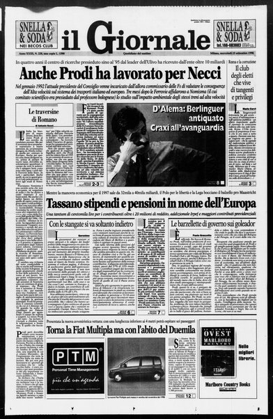 Il giornale : quotidiano del mattino